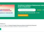 Kunci Jawaban MOOC Pintar Materi Sosialisasi Kebijakan Pelaksanaan Makanan Bergizi Gratis di Madrasah