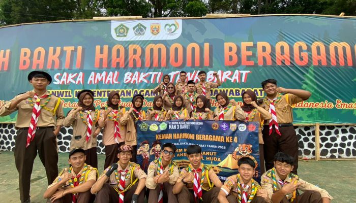 KKMA 3 Garut Ikuti Kemah Bakti Harmoni Beragama IV Kanwil Kemenag Jawa Barat