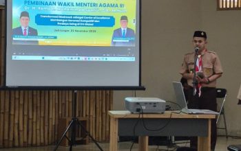 Kepala MAN 4 Garut Hadiri Pembinaan Transformasi Madrasah Bersama Wamenag RI, Sekaligus Membacakan Doa