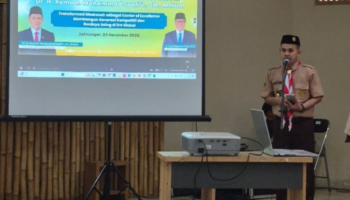 Kepala MAN 4 Garut Hadiri Pembinaan Transformasi Madrasah Bersama Wamenag RI, Sekaligus Membacakan Doa